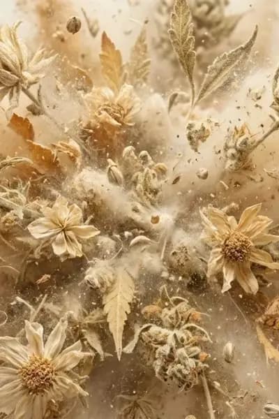 Cannabis Explosion style AI generated image