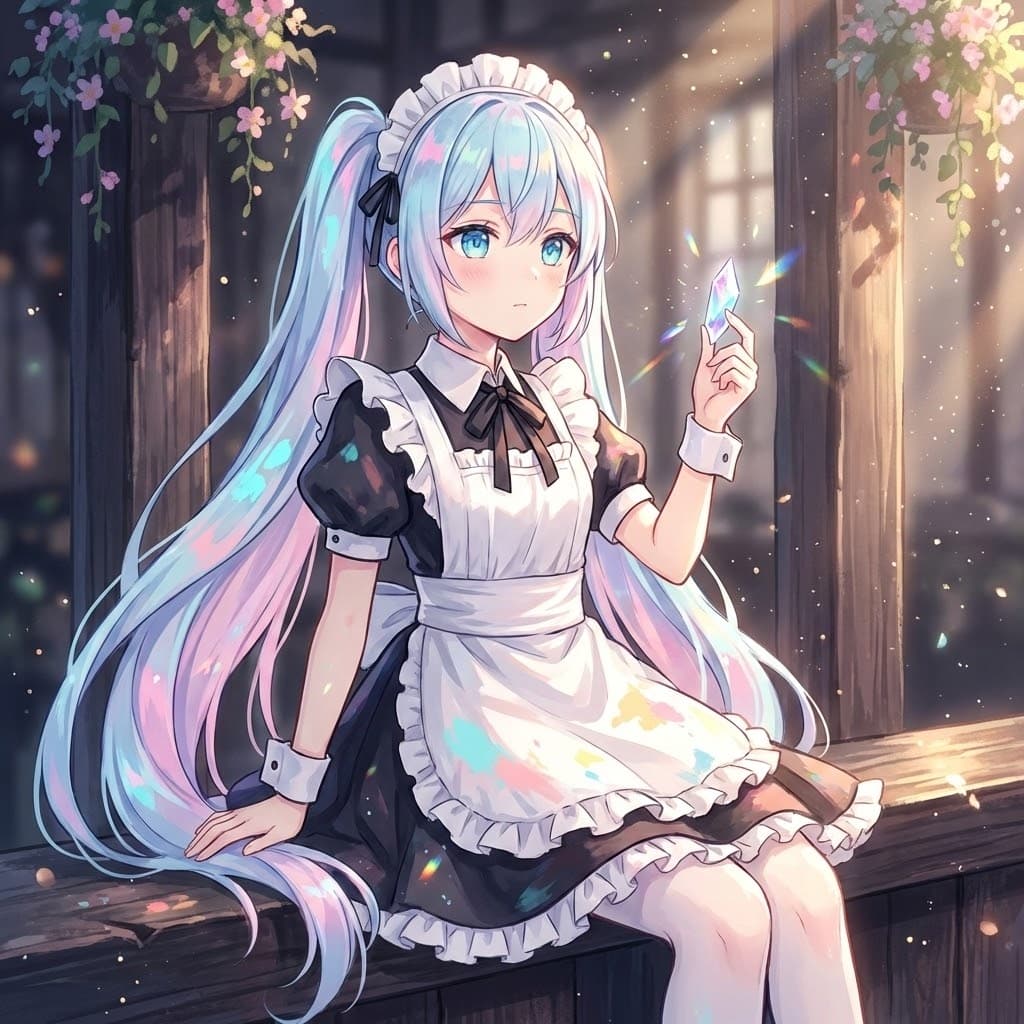 Pastel-mix anime maid illustration - Rynjer AI Anime Generator